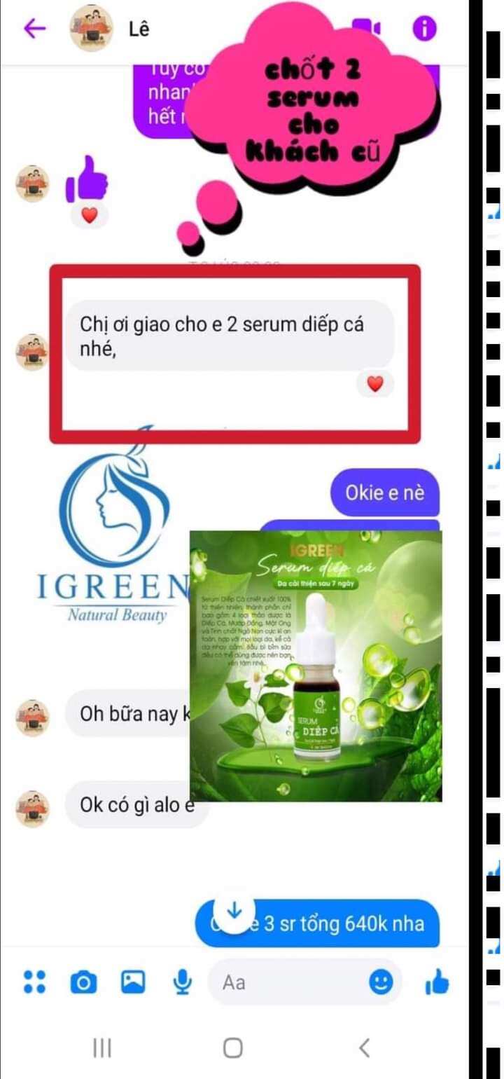 Combo Diếp Cá IGREEN (Sữa rửa mặt + Serum) – Sạch mụn, thâm