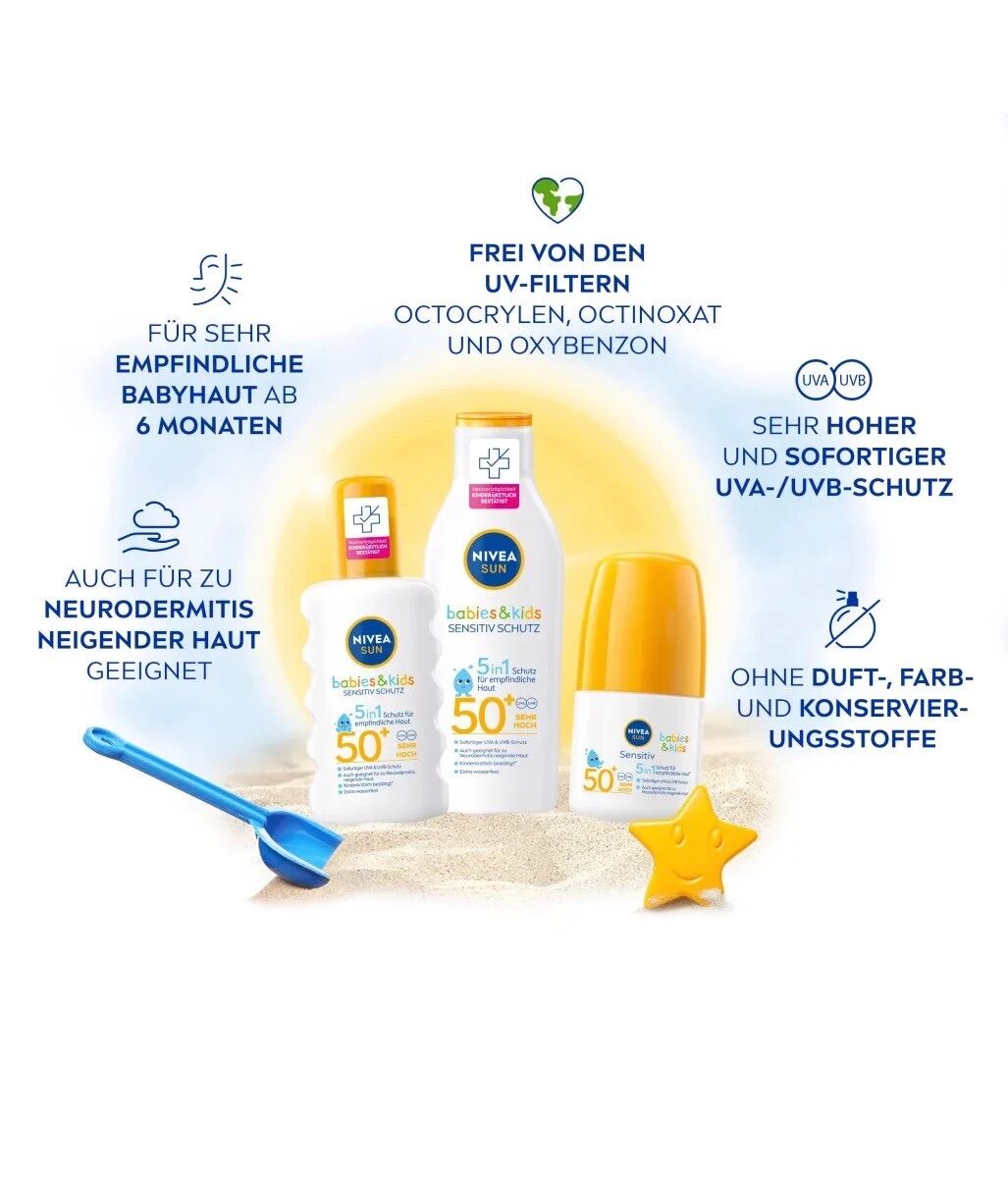 Kem chống nắng Nivea dạng xịt cho trẻ em