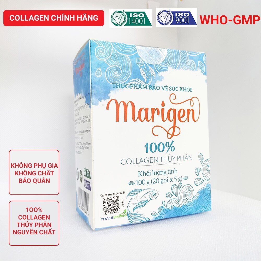 Marigen Collagen Thuỷ Phân Nguyên Chất Dạng Bột