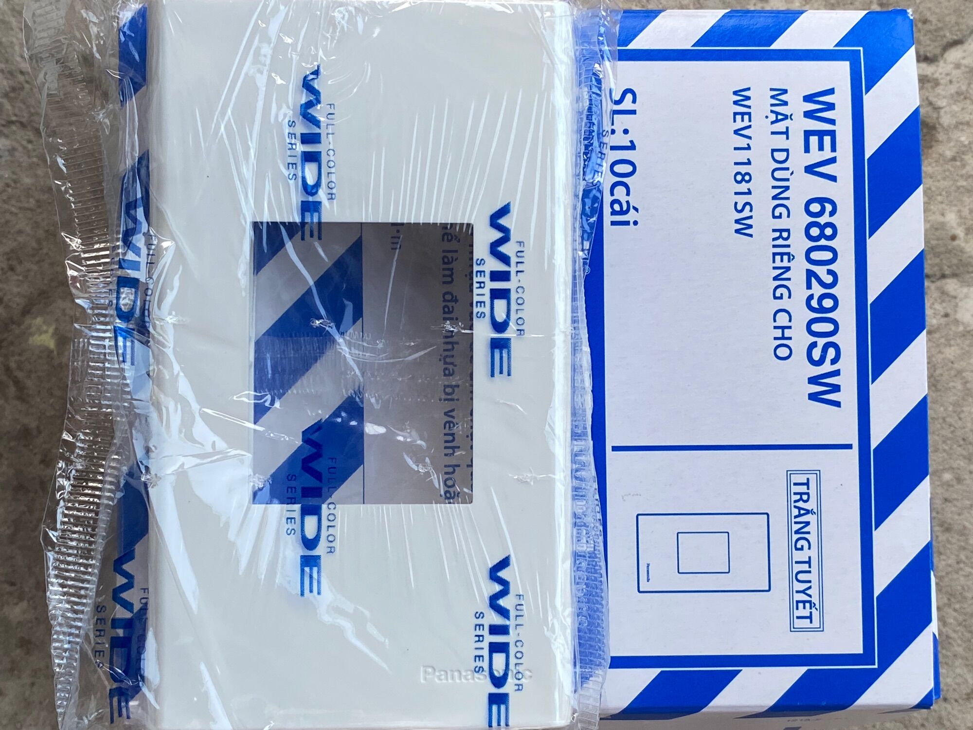 Mặt Dùng Cho CB 2 Tép Panasonic - WEV680290SW