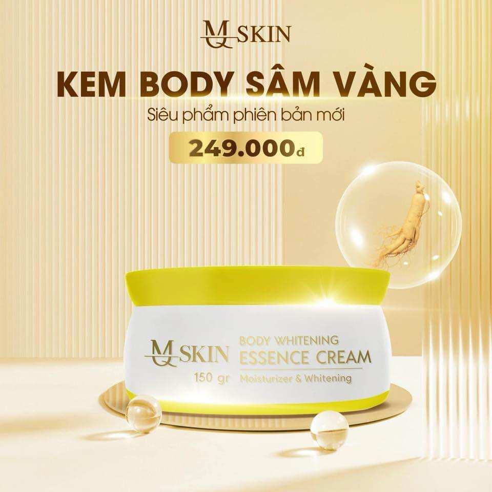 Kem body Sâm Vàng (tặng thẻ cào + kích trắng )