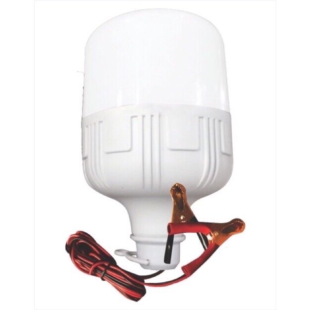 Bóng đèn led 12v - 36w kẹp bình ắc quy