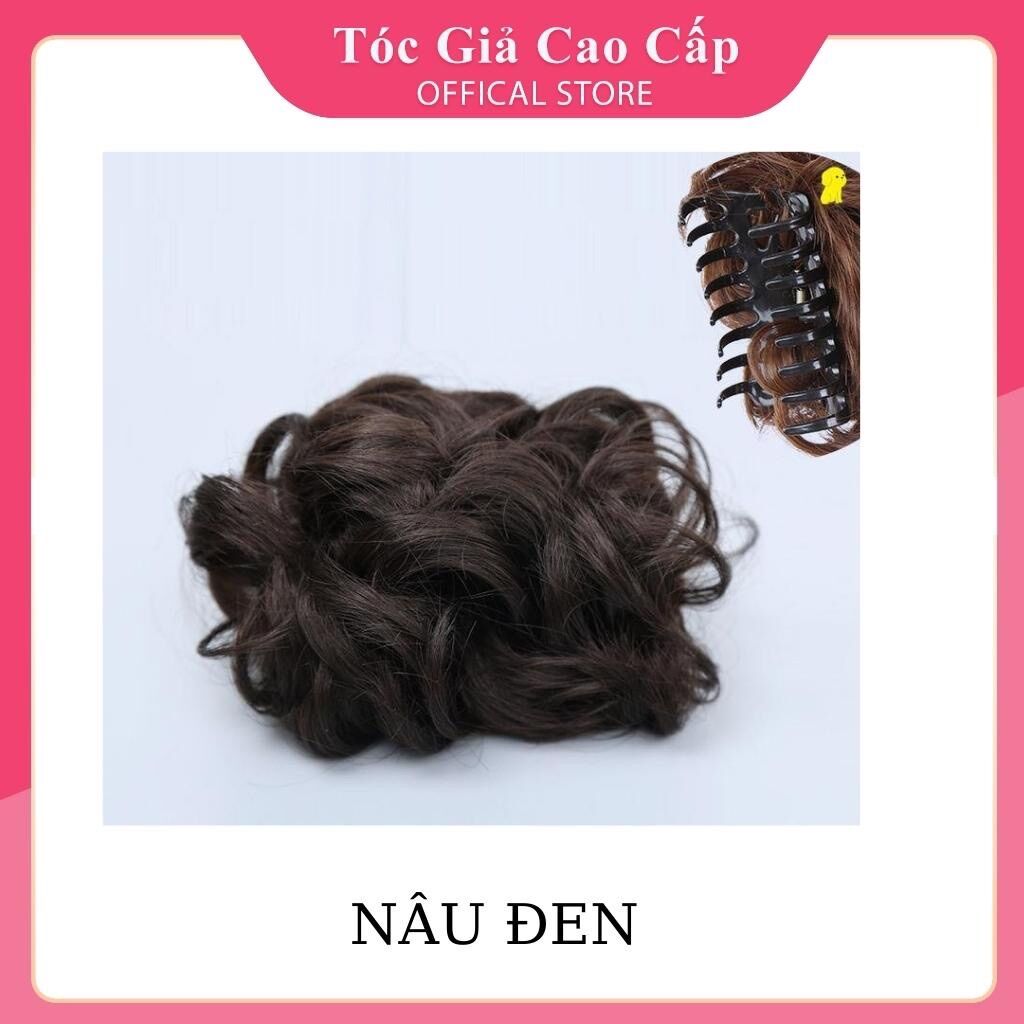 Tóc giả búi ngoặm xoăn ❇️