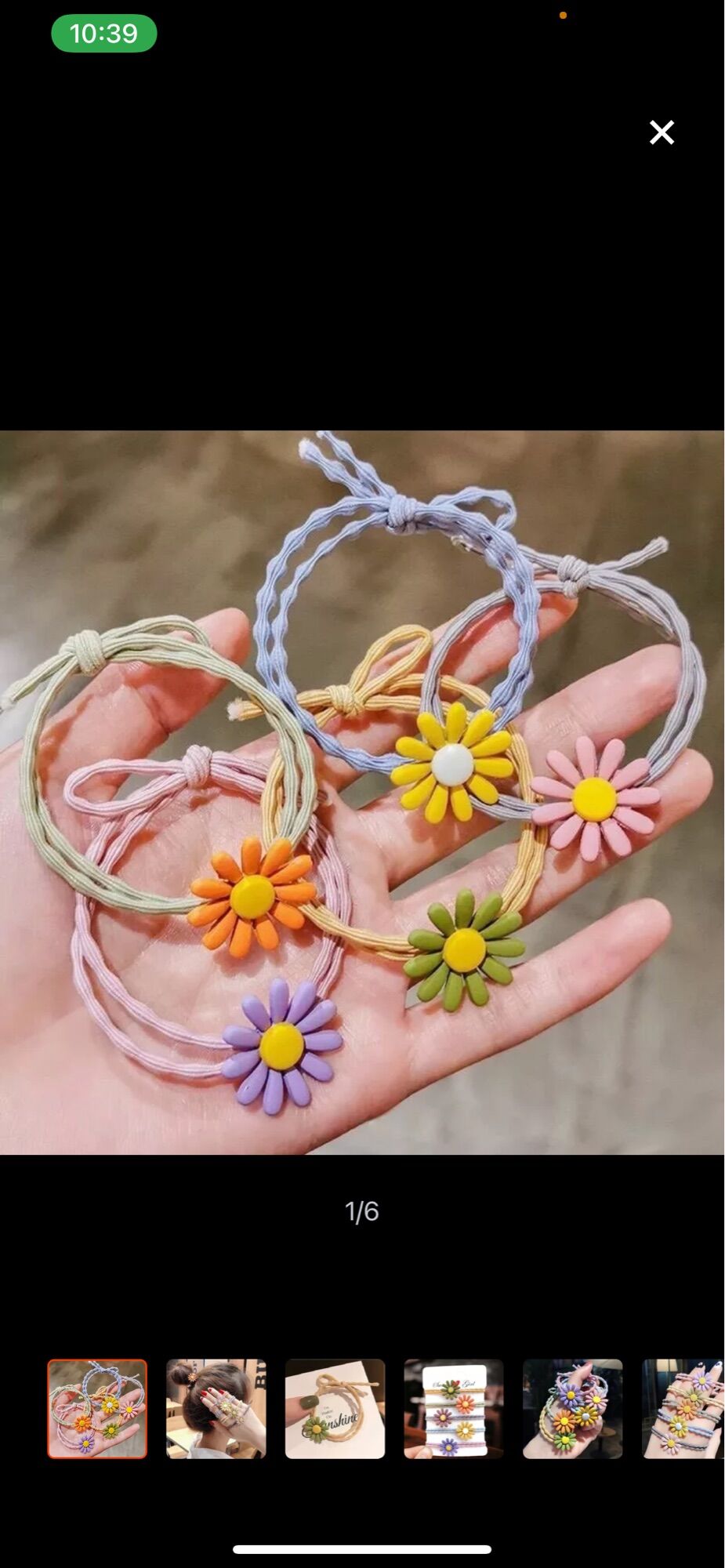 Dây buộc tóc, cột tóc scrunchies hoa quả dễ thương