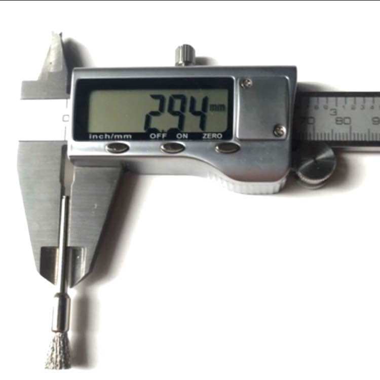 Chổi bút thép đánh gỉ 6mm cán 3mm