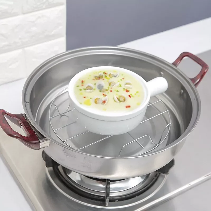 Vỉ hấp inox đk 19.5 x 4cm