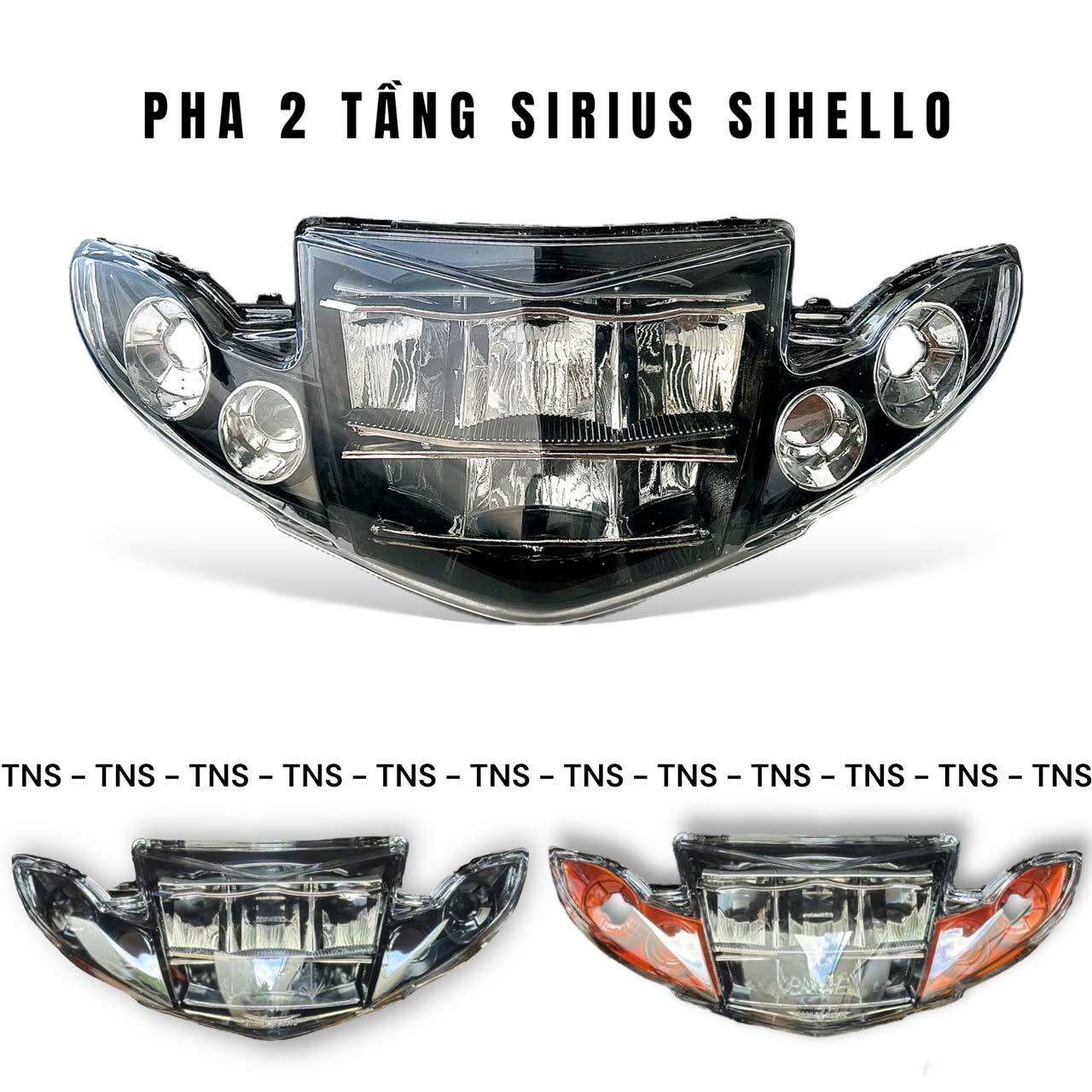 Pha đèn 2 tầng sirius - Pha led 2 tầng sirius sihello