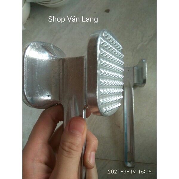 Búa đập thịt dập gừng tỏi thép không rỉ loại to
