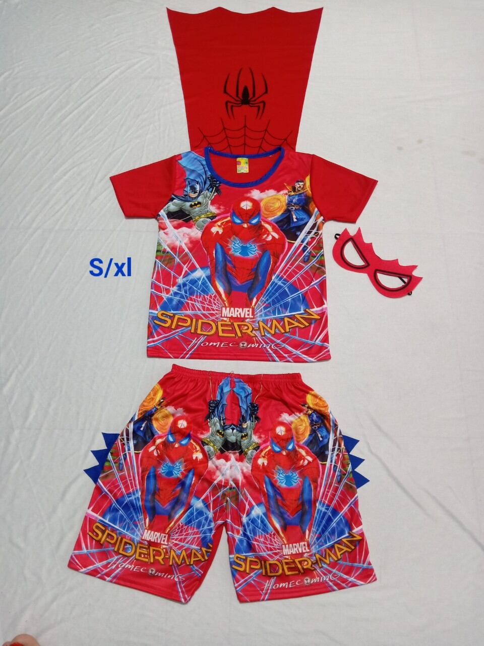bộ siêu nhân áo choàng bé trai