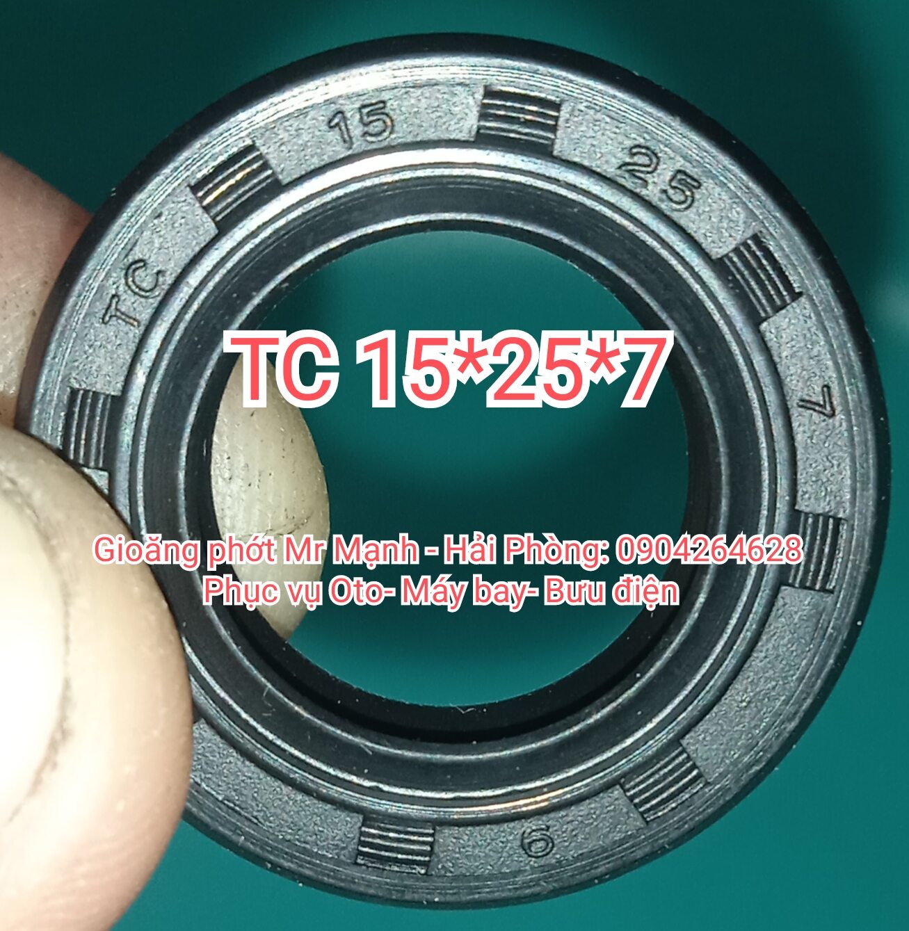 Phớt tc 15x25x7, 157