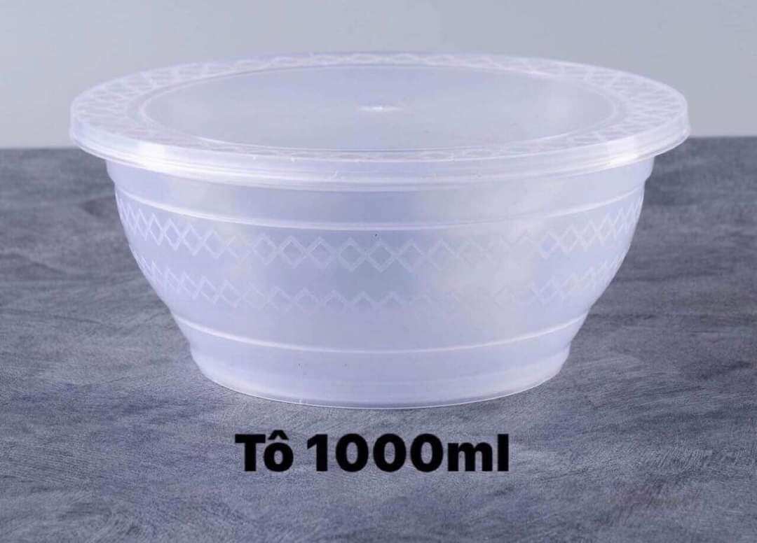 [Combo lốc 5 cái] Thố nhựa Vĩnh Phát, 1000ml, 700ml, 500ml 250ml