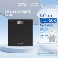 Cân Điện Tử OMRON HN-289 - Màu Đen - Thương Hiệu Nhật Bản