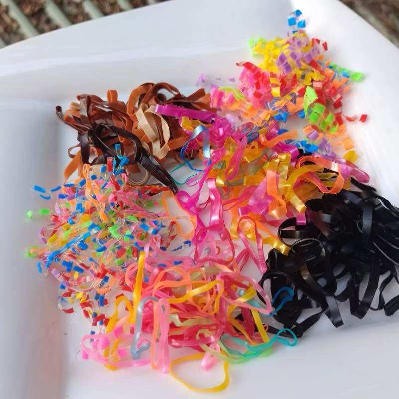 🎀 Nữa Ký (500g) Thun cột Tóc Siêu Co giãn Nhiều Màu cho Bé
