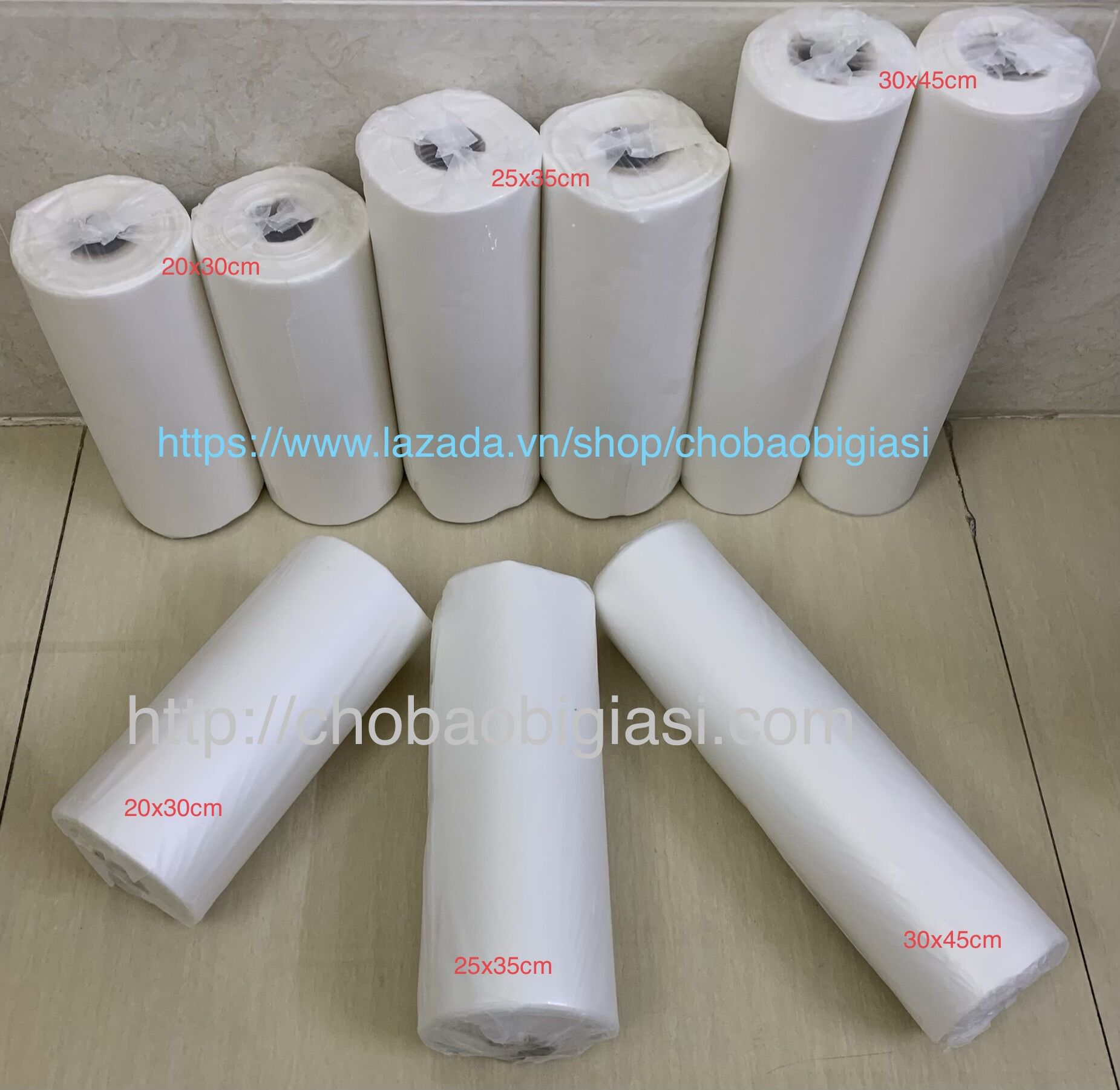 1 cuộn 1 kg Túi cuộn thực phẩm (hàng đẹp)