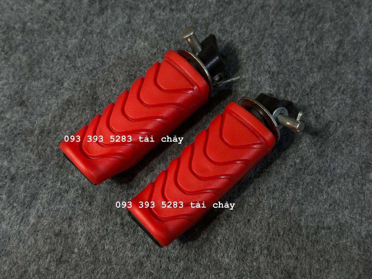 [ 1 CẶP ] GÁC CHÂN CAO SU ĐỎ CHO VISION / VARIO / AB