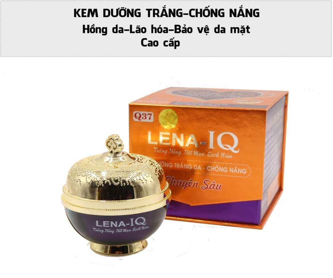 KEM LENA IQ Q37 DƯỠNG TRẮNG DA NÁM ĐỒI MỒI CHỐNG NẮNG 50G