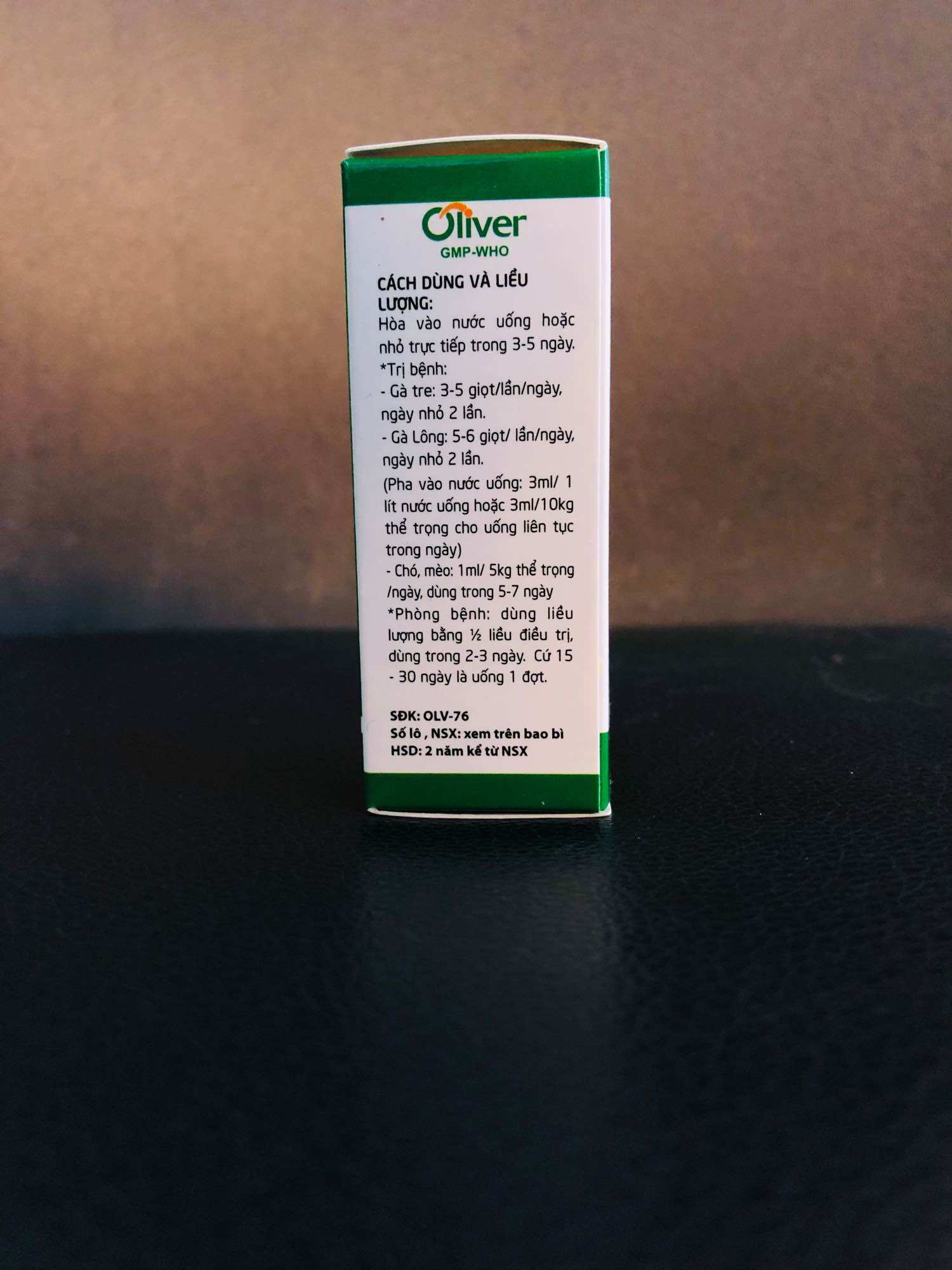 Giúp hết nấm cho gà Flunazol 10ml oliver.