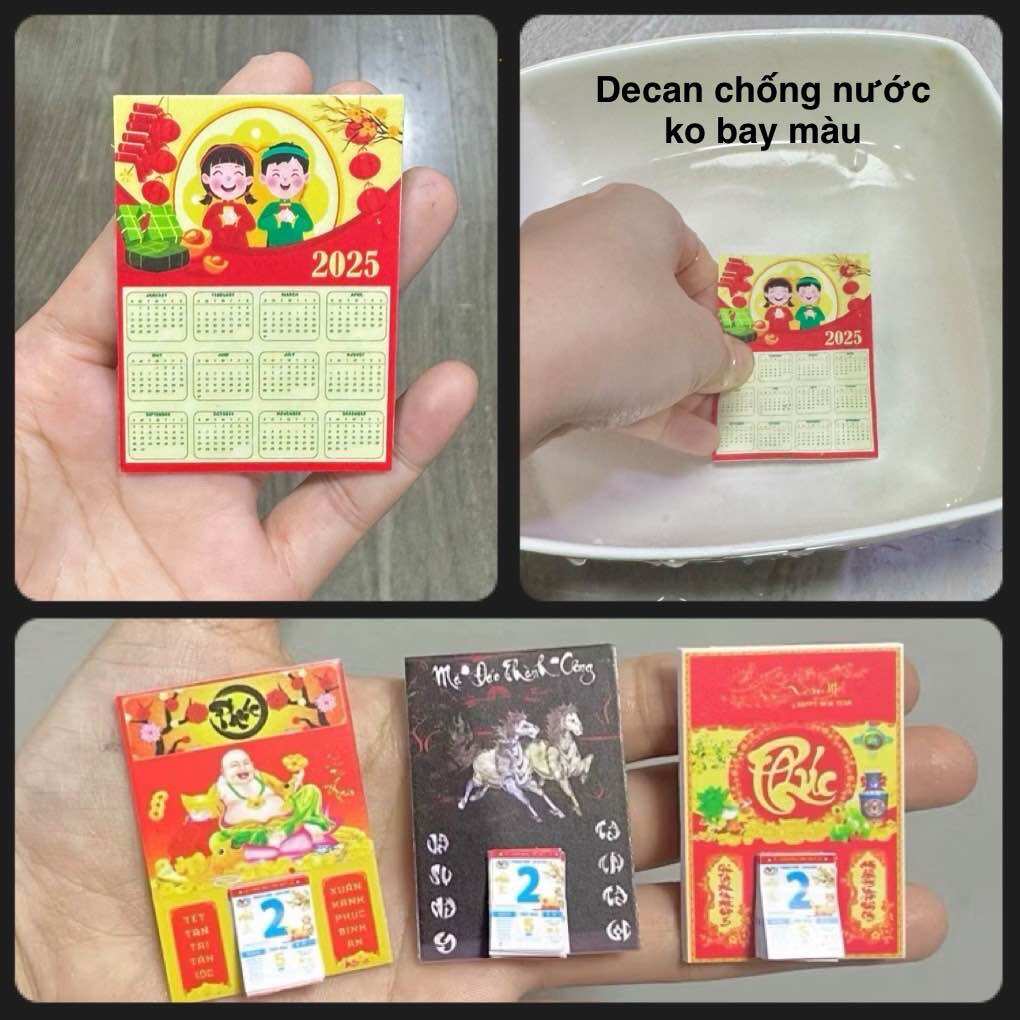 Mô hình cuốn lịch 1/12