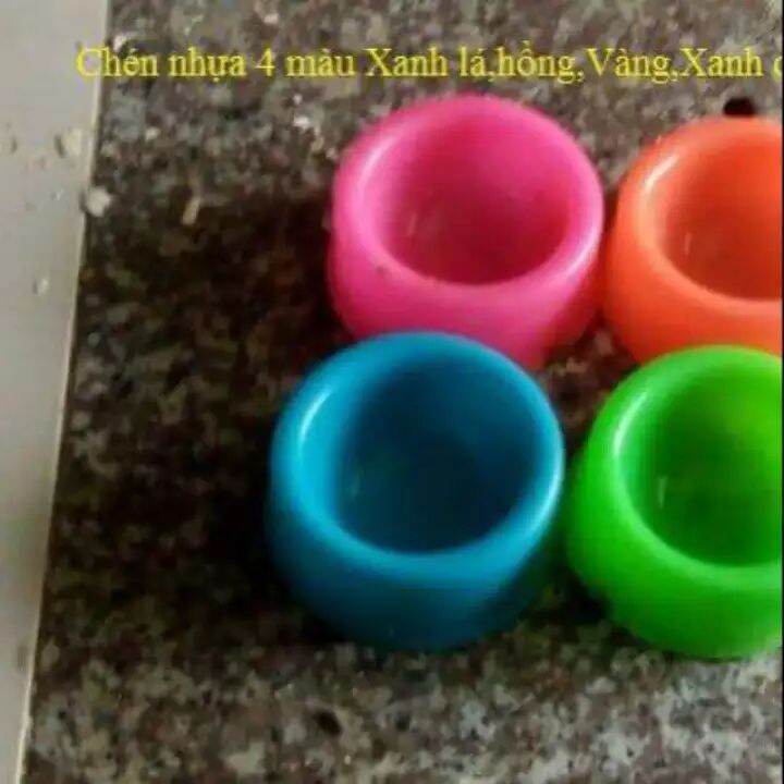 Chén Nhựa Nhỏ cho thú nhỏ