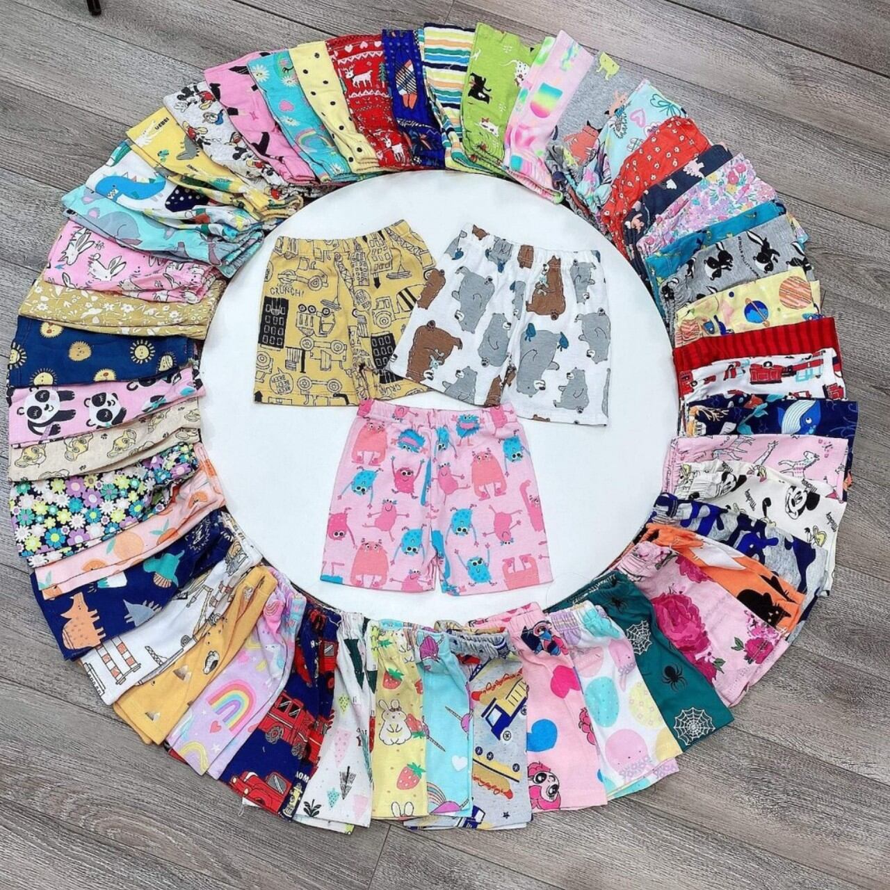 Có size 5kg-30kg Quần đùi thun cho bé siêu mềm mịn thoáng mát mùa hè