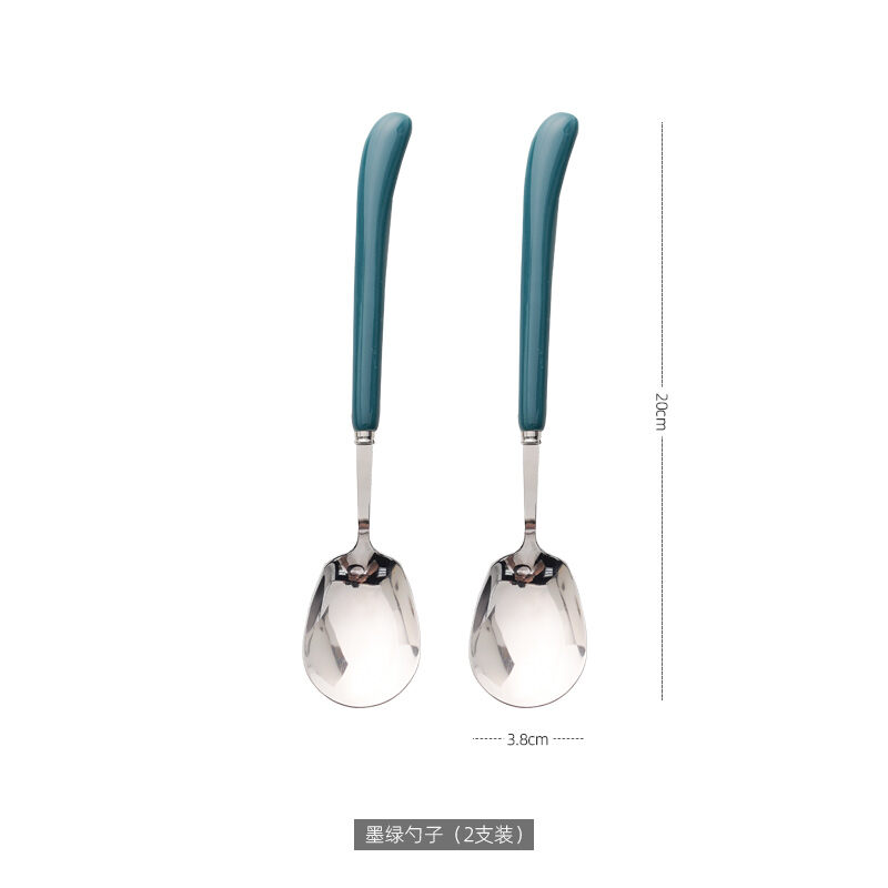 2 muỗng uống canh inox 304 bắc âu thìa ăn cơm trẻ em thìa ăn cơm gia dụng thìa ăn đồ tây thìa cho người lớn thìa sắt thìa