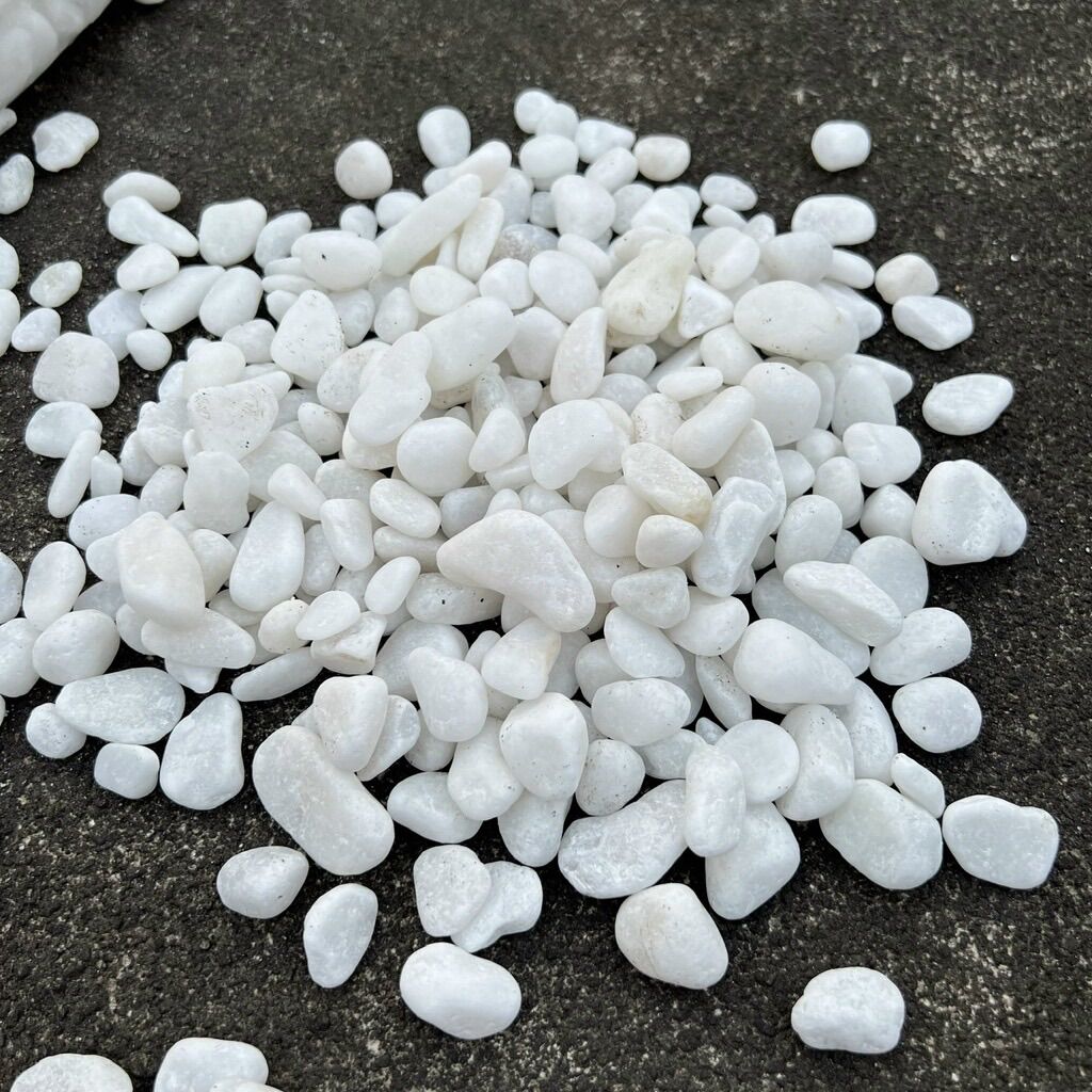 100gram đá trắng trồng cây, trang trí thả đáy bể cá và decor các công trình thủy sinh