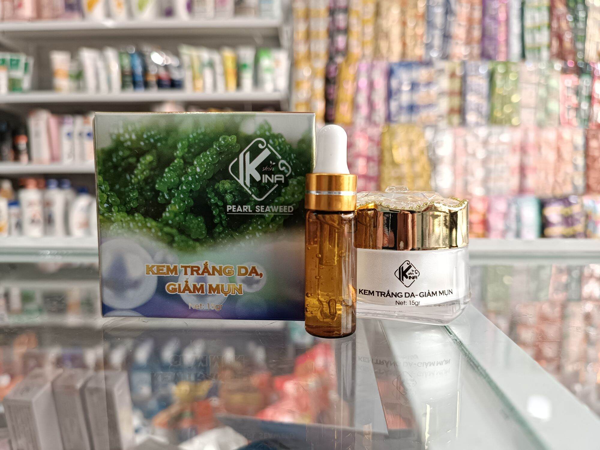 Kem rong nho kina trắng da giảm mụn 15g