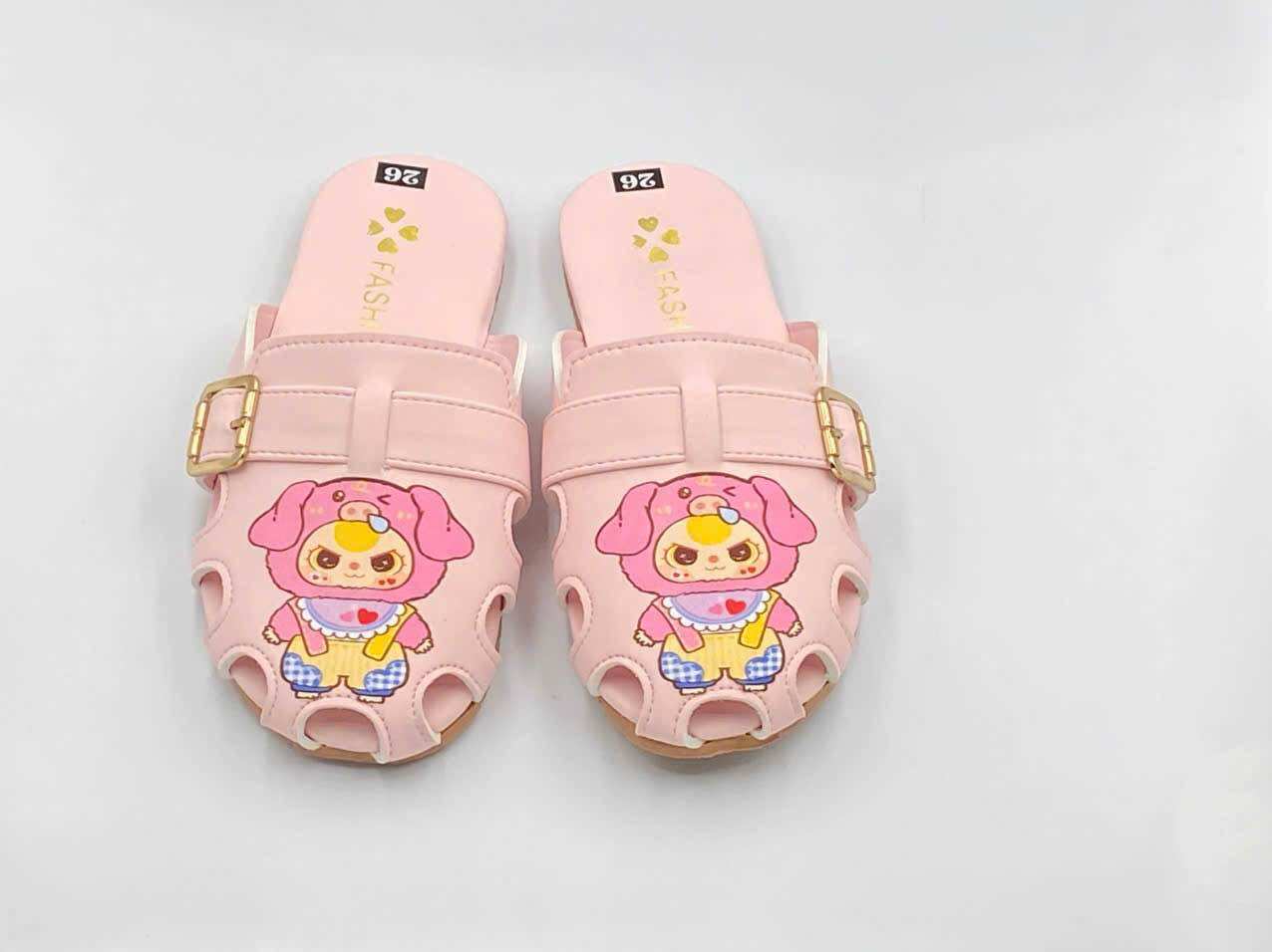 Dép sục in họa tiết babythree dễ thương cho bé gái
