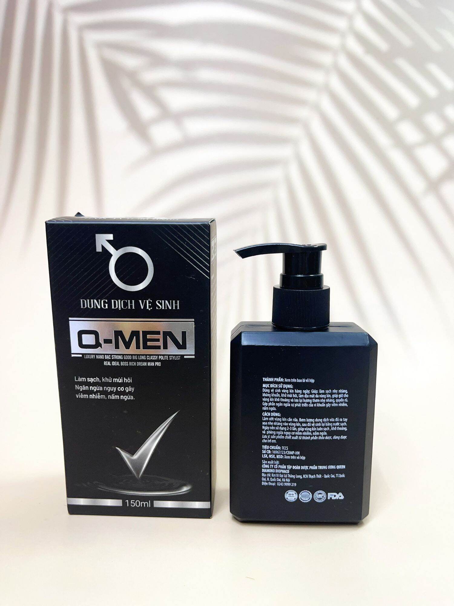Dung dịch vệ sinh dành cho phái mạnh Q Men 150ml mùi nước hoa siêu quysn ruc hấp dẫn
