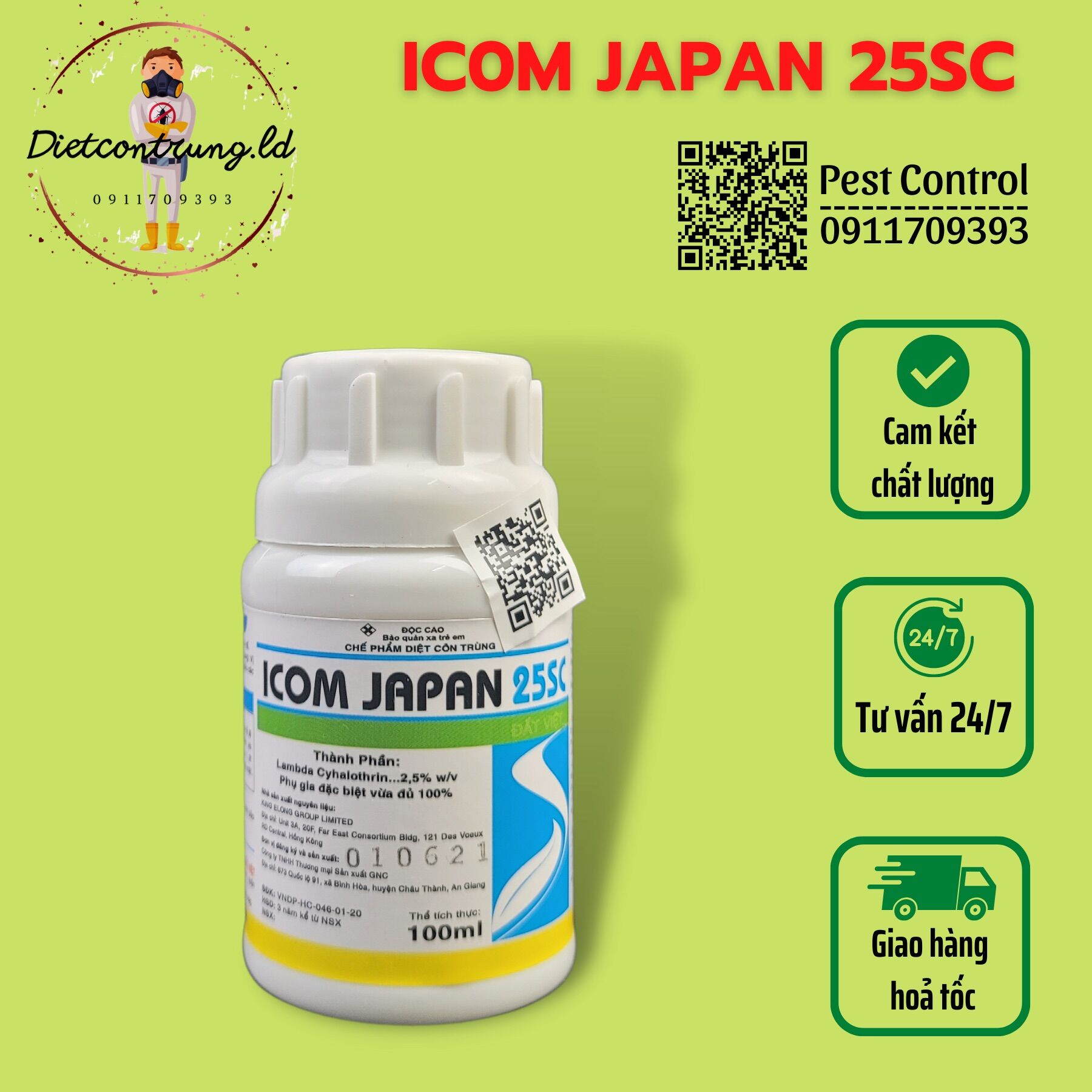 Icom japan 25sc - chế phẩm diệt côn trùng