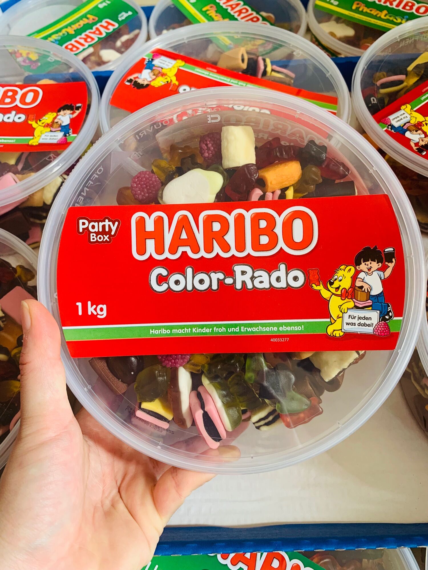 Kẹo dẻo haribo color-rado 1kg - đức