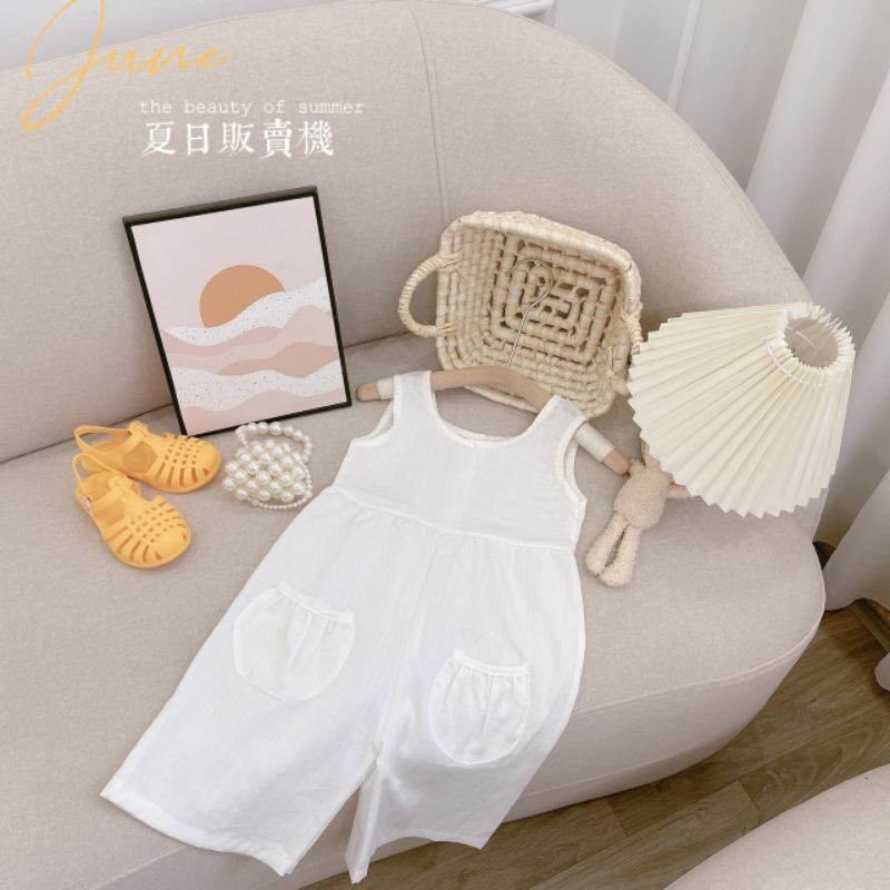 Bộ đũi Jumsuit bé gái