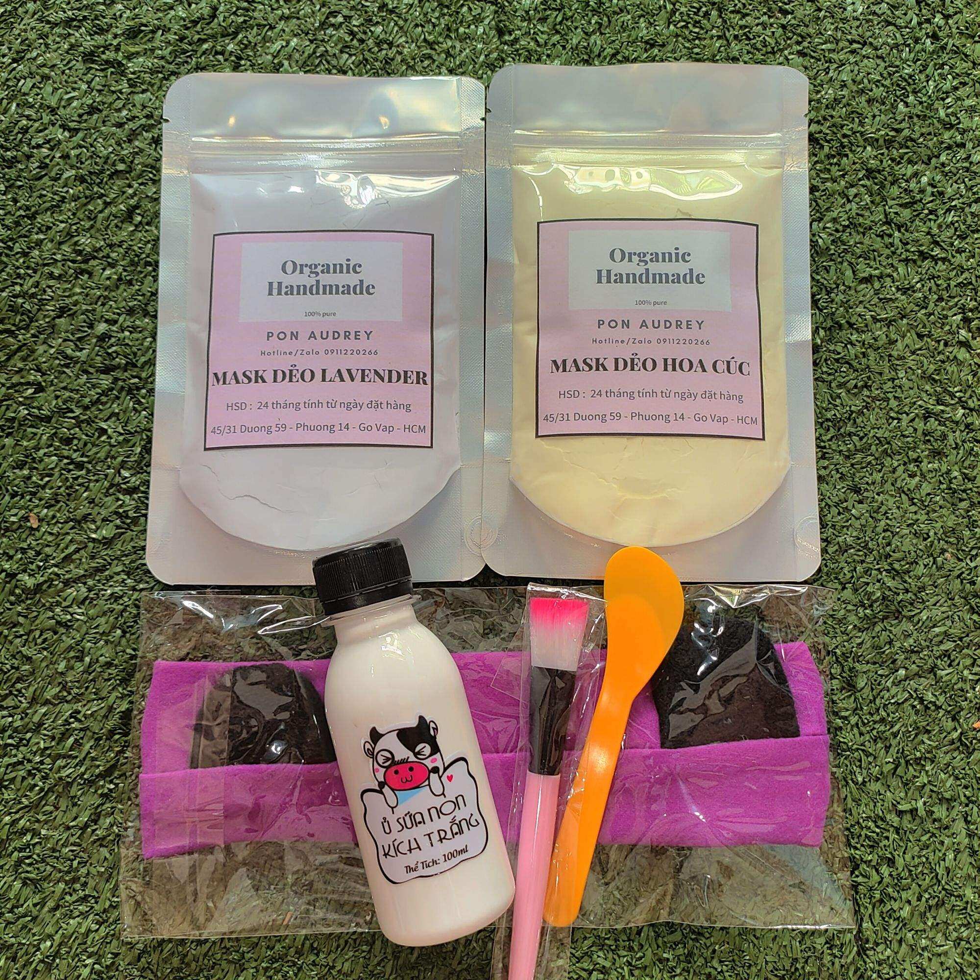 Mask Dẻo Collagen Hoa Cúc / Lavender - Bột Mặt Nạ Dẻo Thiên Nhiên