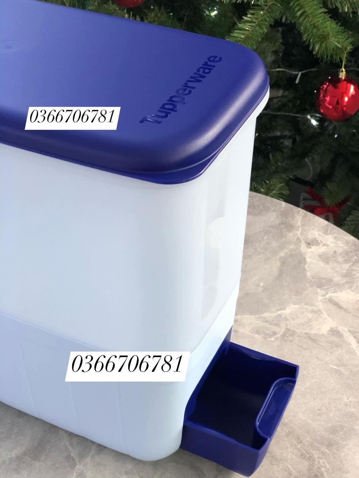 [HCM]Thùng gạo Tupperware ( đựng được 10kg gạo )