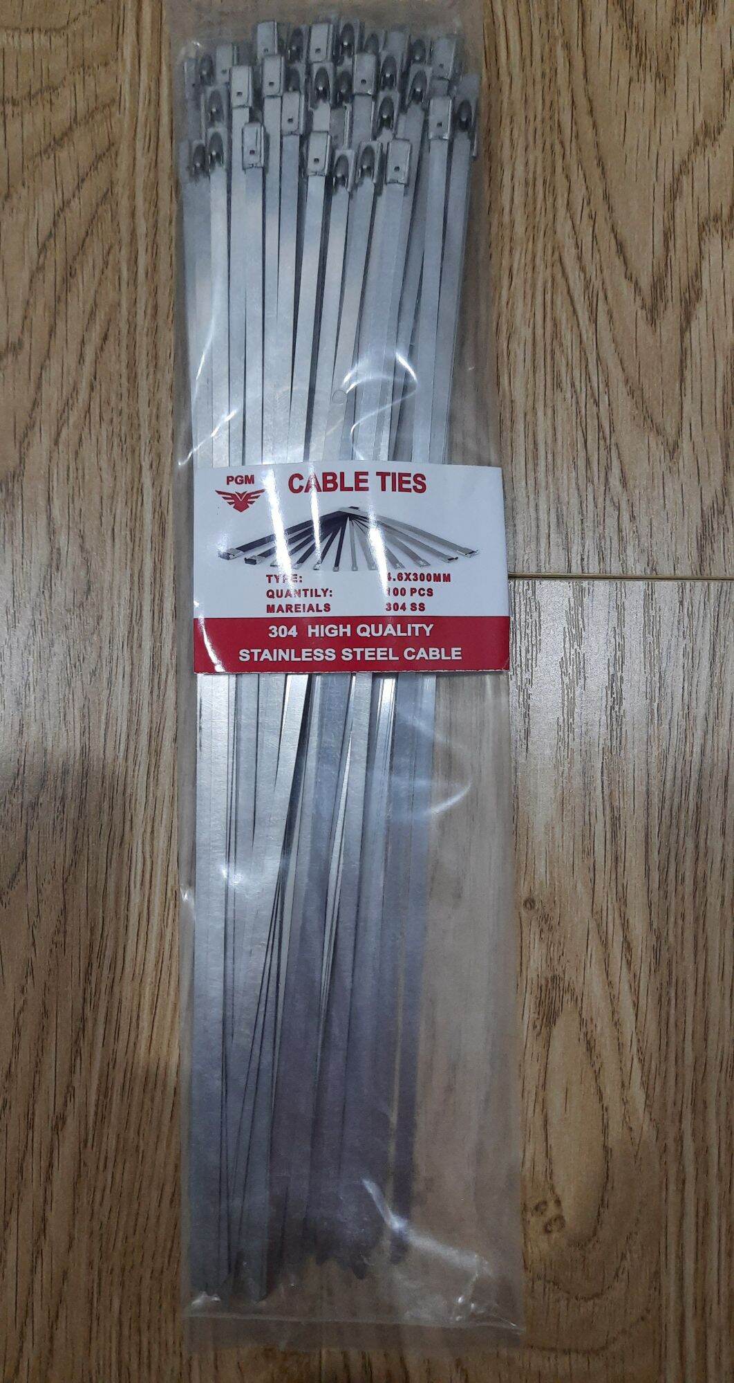Dây rút inox 304 nhiều kích thước 4.6 x 200mm & 4.6 x 300mm 4.6 x 400mm ...