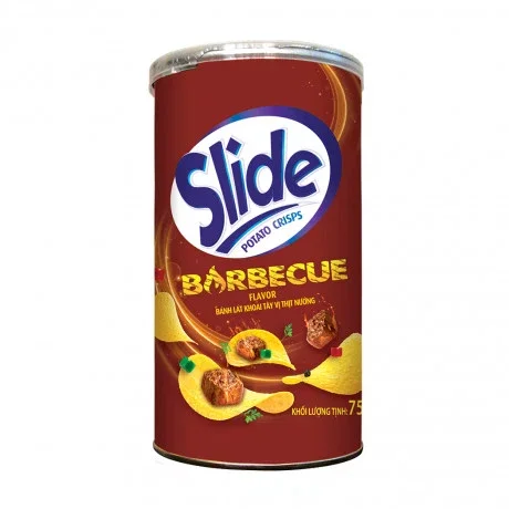 Snack khoai tây SLIDE lon 65g