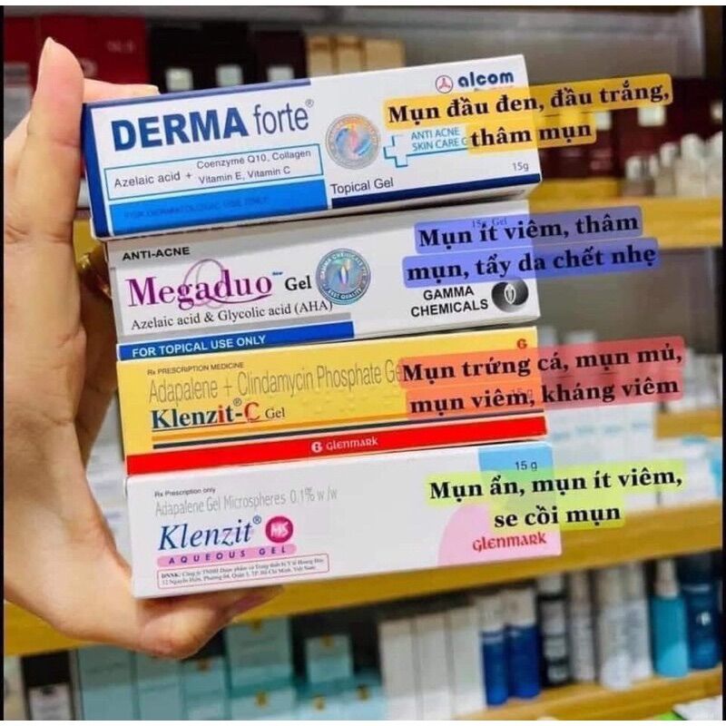 Kem giảm thân mụn ẩn, mụn trứng cá, mụn viêm