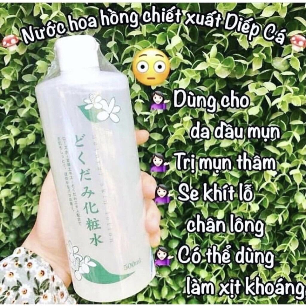 Nước Hoa Hồng Diếp Cá Dokudami Natural Skin Lotion (500ml) giá rẻ