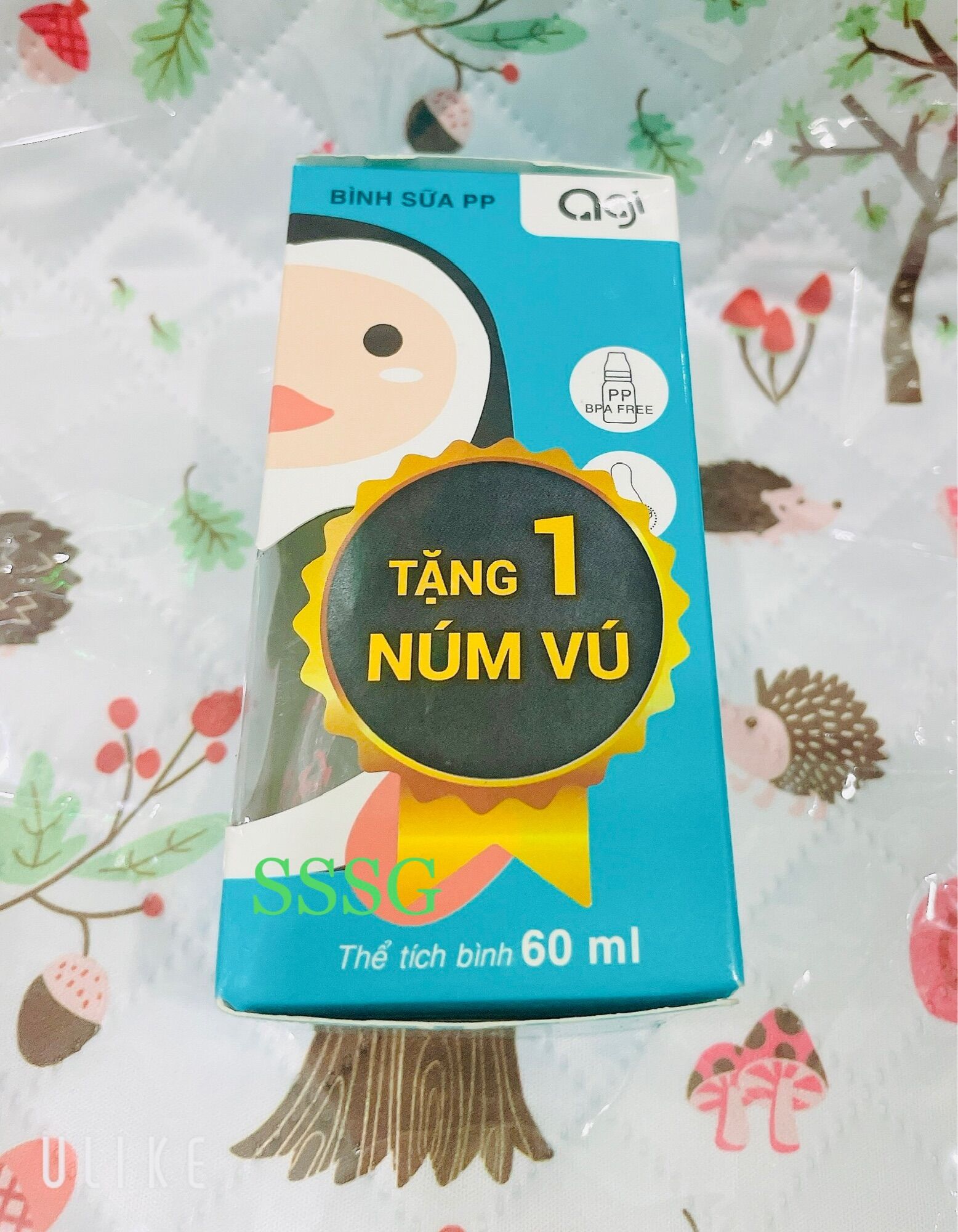 Bình sữa PP Agi 60ml, 140ml, 250ml