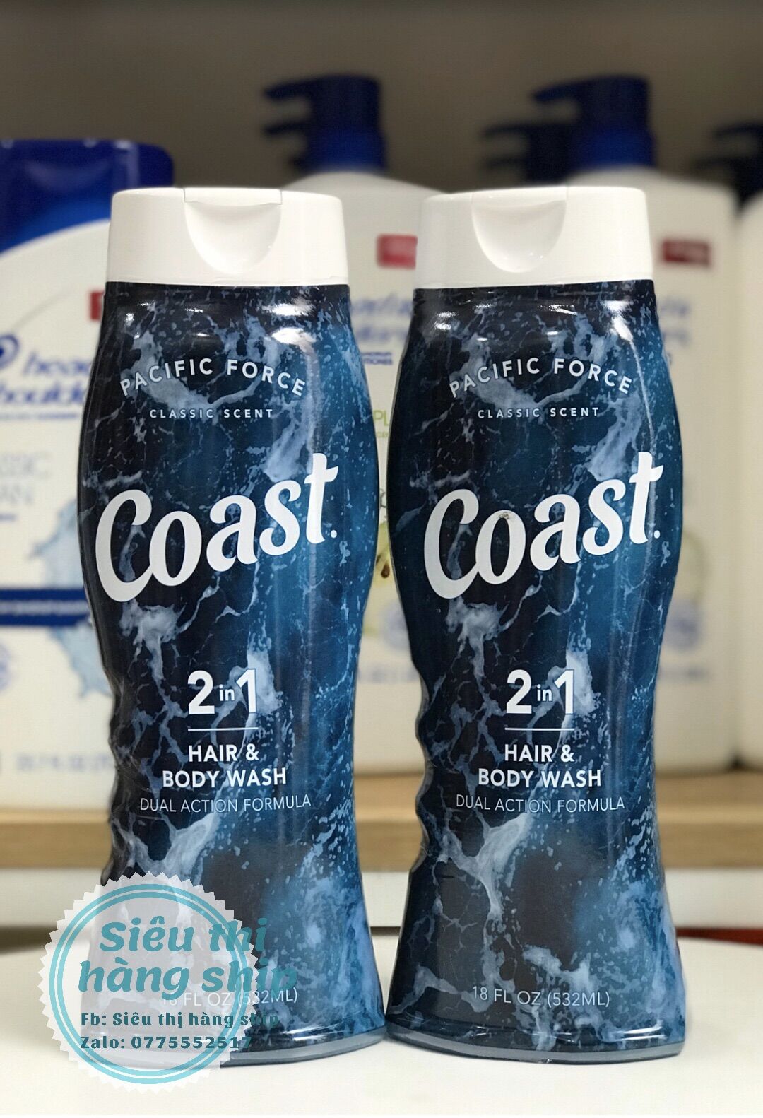 Sữa tắm Coast nam 532ml của Mỹ