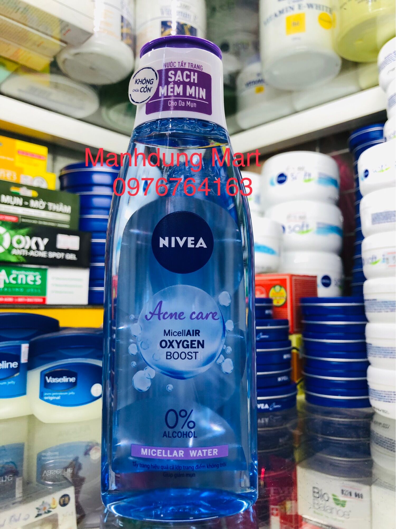 Nước tẩy trang NIVEA ngừa mụn Acne Care Micellar Water 200ml