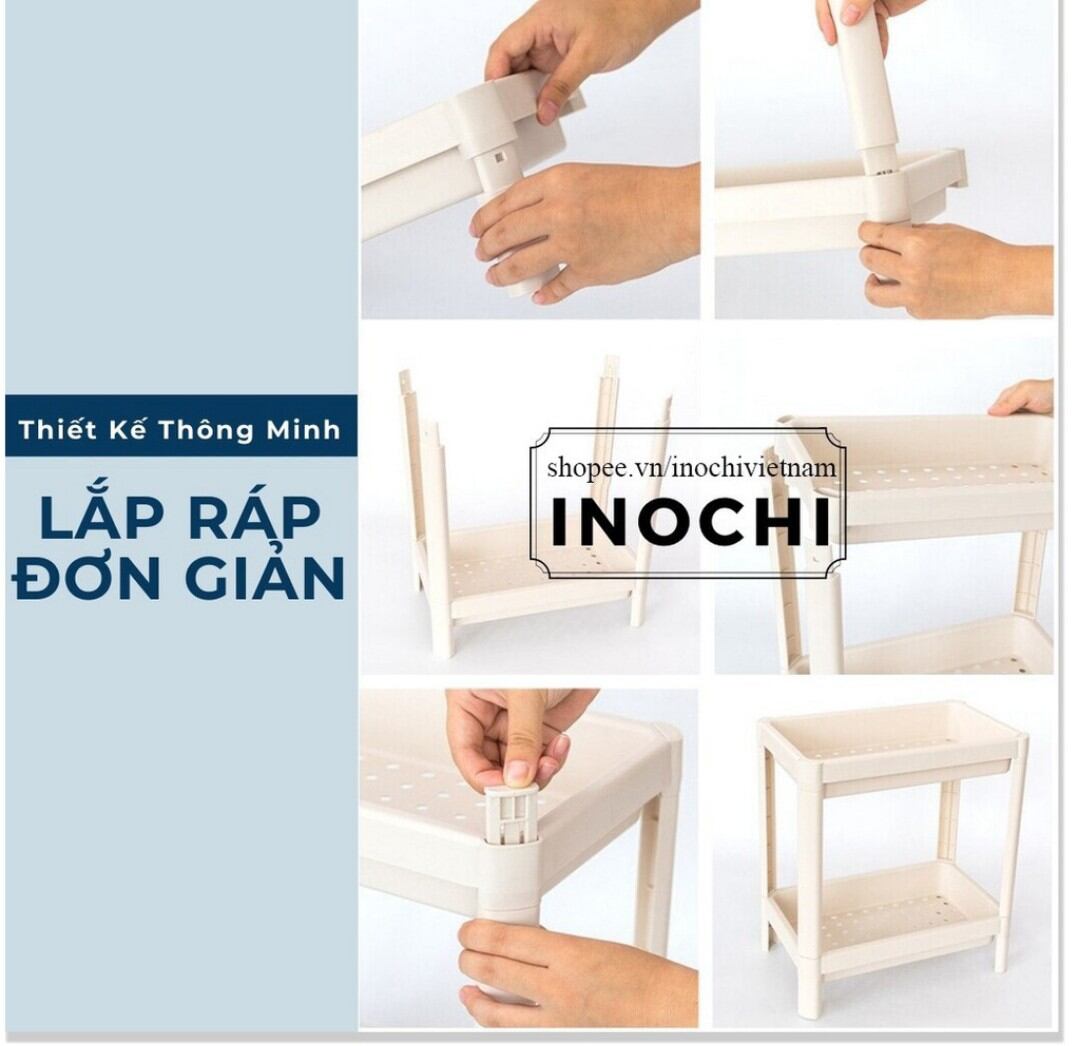 [Tạm Hết Hàng] Kệ Đa Năng 3 Tầng Inochi - QT Anlene