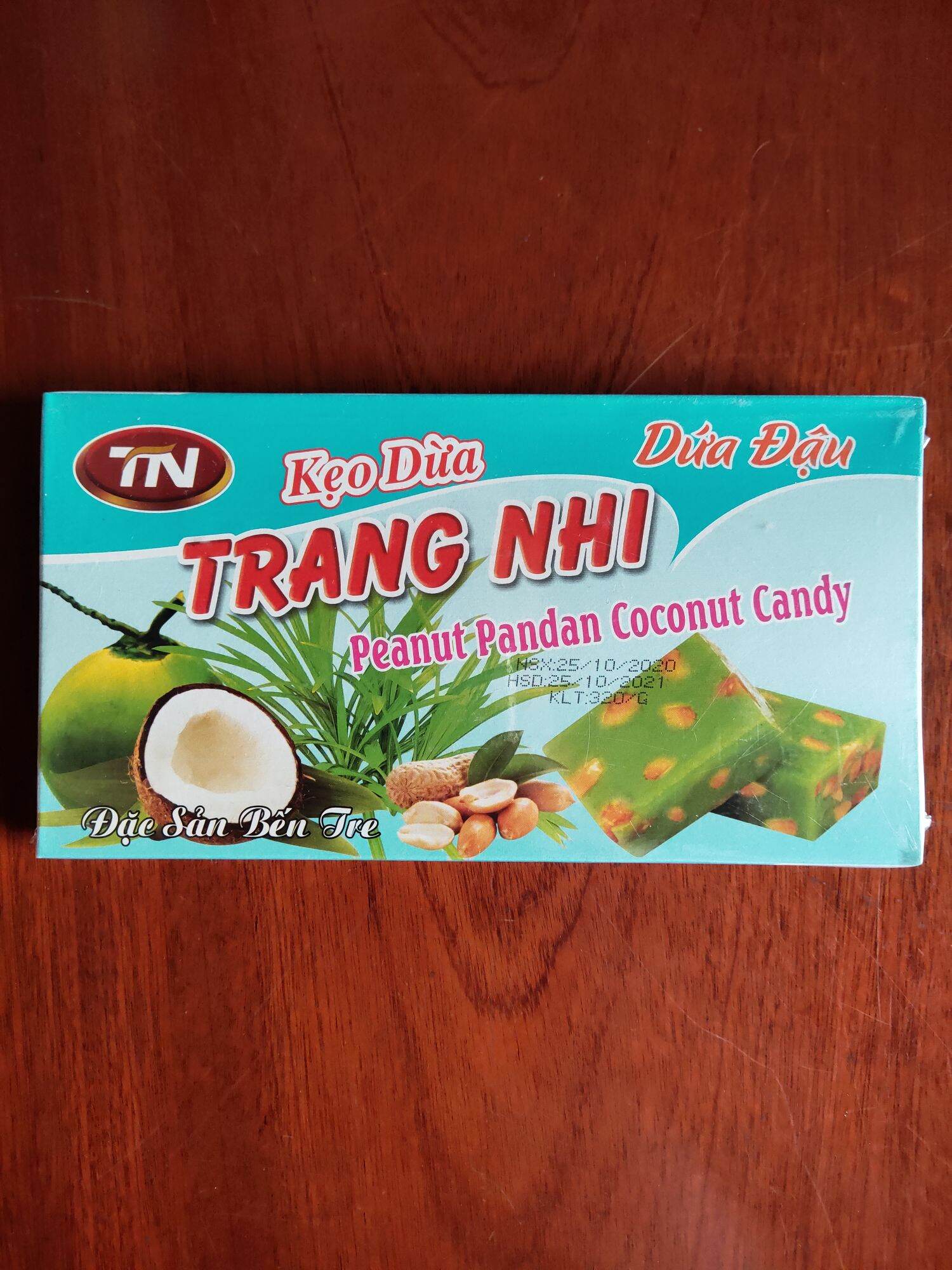 Kẹo dừa Dứa Đậu Bến Tre 320g
