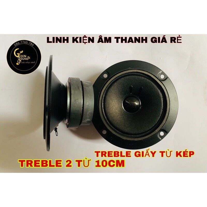 1 CHIẾC LOA TREBLE TRÒN 10CM TỪ KÉP.TREBLE BMB