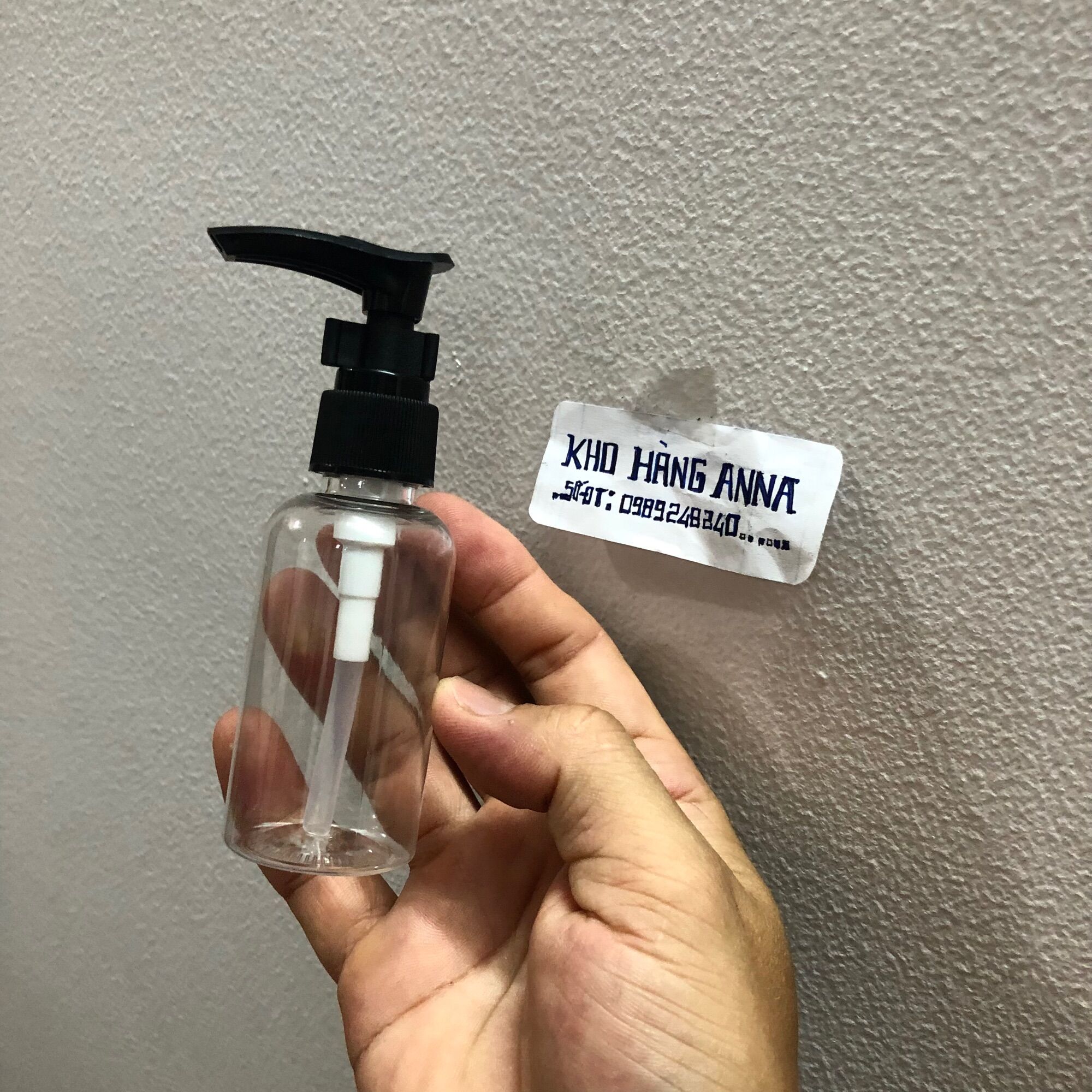 COMBO 5 chai vòi Nhấn nhỏ giọt 10ml/ 30ml/ 50ml/ 100ml - Chai nhựa trong suốt nhỏ đựng rước gel rửa tay , đựng xà bông - Bình xịt nhỏ giọt