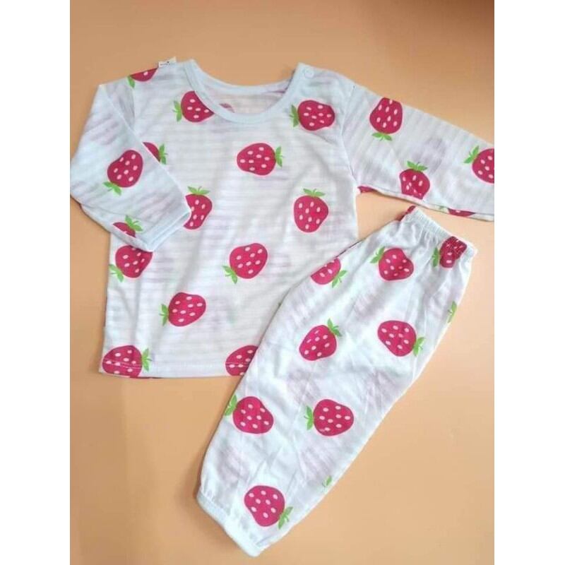 Combo 5 bộ dài  tay cotton sợi tre cho bé yêu