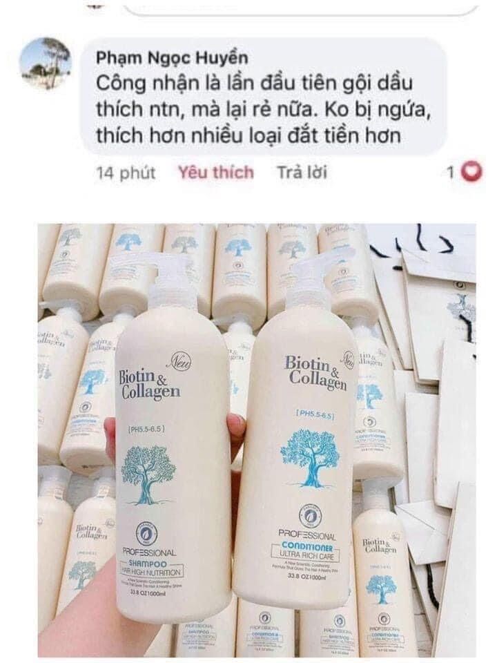 CẶP DẦU GỘI XÃ BIOTIN & COLLAGEN CAO CẤP MỚI