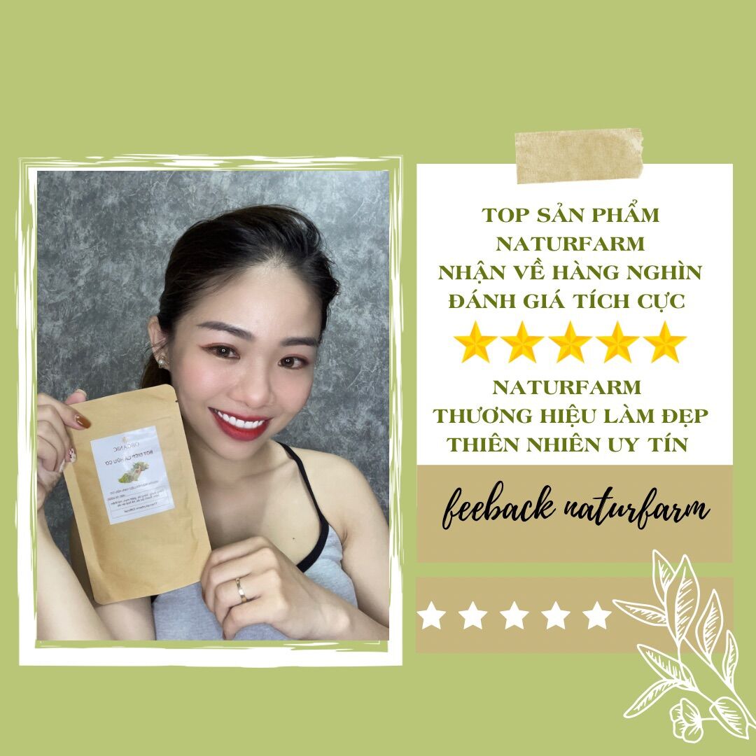 Bột lá neem ấn độ đắp mặt [ túi dùng thử 15gr ]