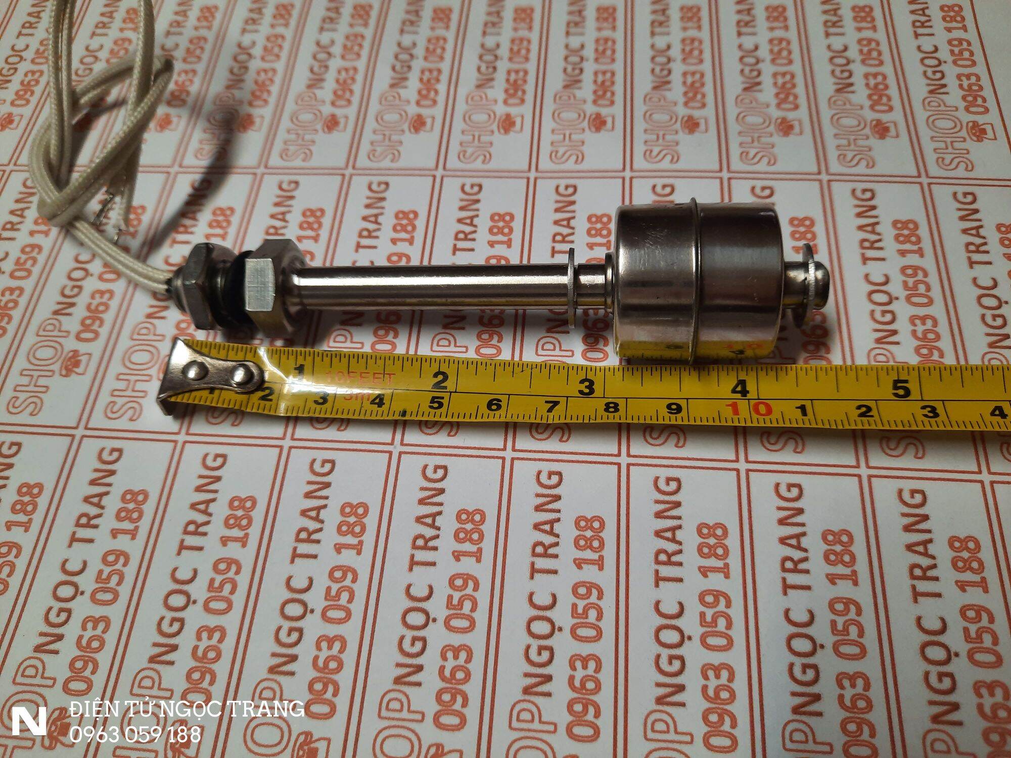Công tắc phao cơ inox chống tràn 304 - loại 100mm