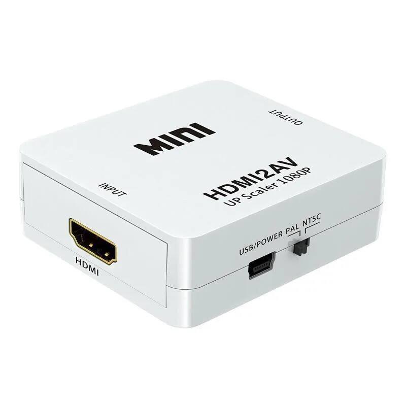 Hdmi để av rca adapter hdmi chuyển đổi mini box rca av cvsb lr video composite av scaler chuyển đổi cho pc hdtv chiếu